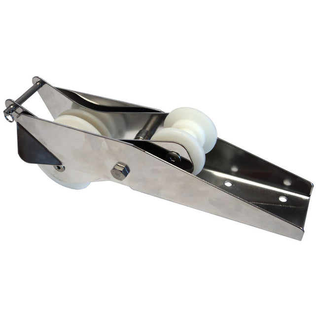 bow roller s s hinged 355mm