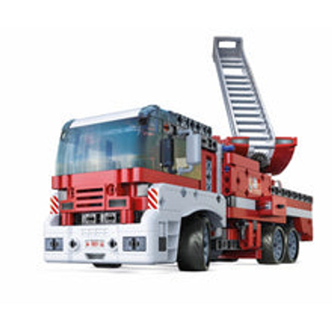 science play build mechanics fire truck