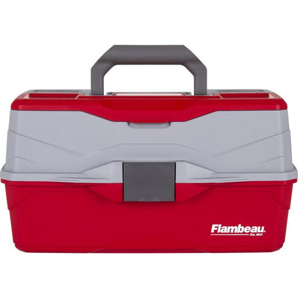 flambeau 3 tray classic tackle box red 2