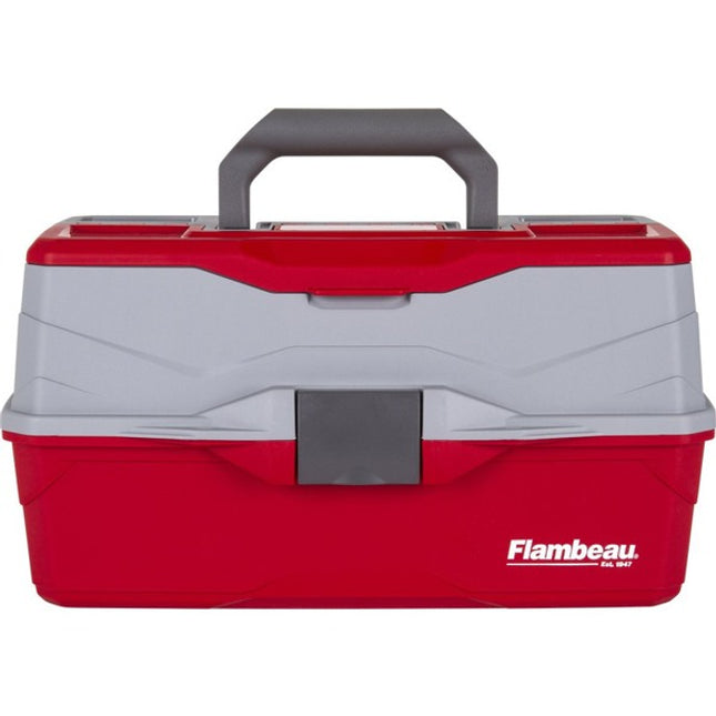flambeau 3 tray classic tackle box red 2