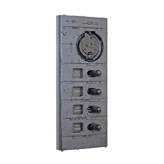 aquatech 4 way usb switch panel