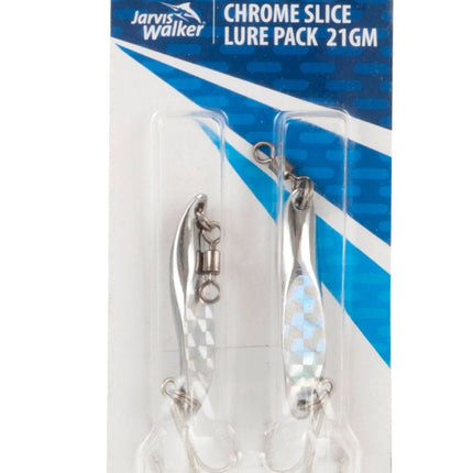 jarvis walker chrome slice lure 2pc 21gm