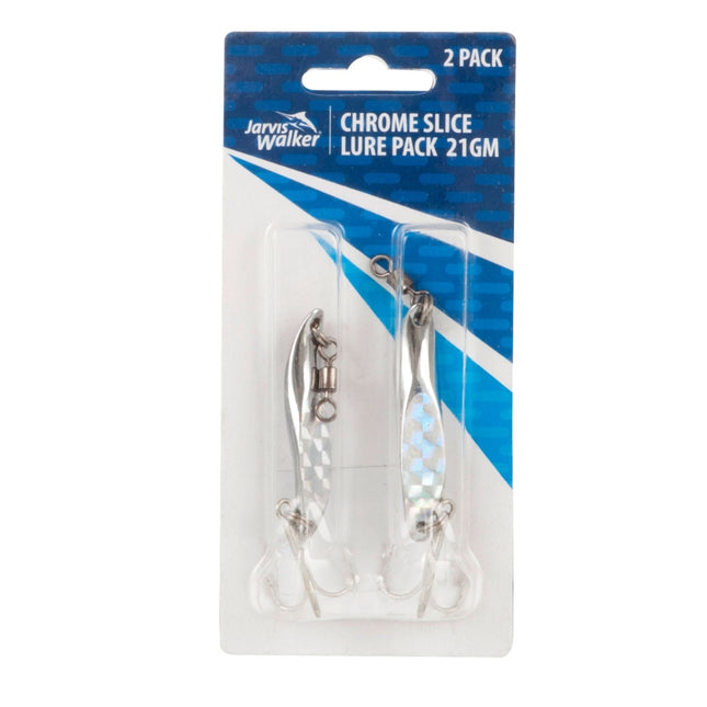 jarvis walker chrome slice lure 2pc 21gm