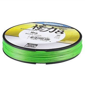 shimano kairiki 8 mantis green 300m 80lb