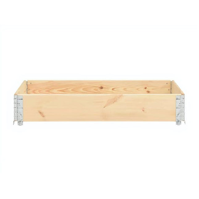 wooden raised stackable garden bed 120 cm x 100 cm
