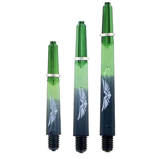 eagle claw dart shafts two tone green black