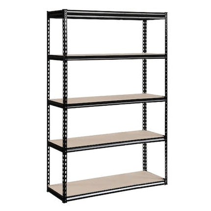 steel shelves 5 shelf 182 cm x 122 cm x 48 cm