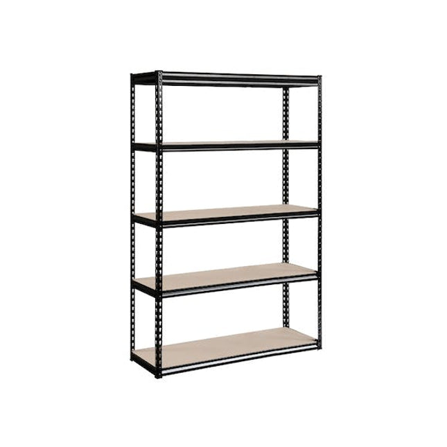steel shelves 5 shelf 182 cm x 122 cm x 48 cm