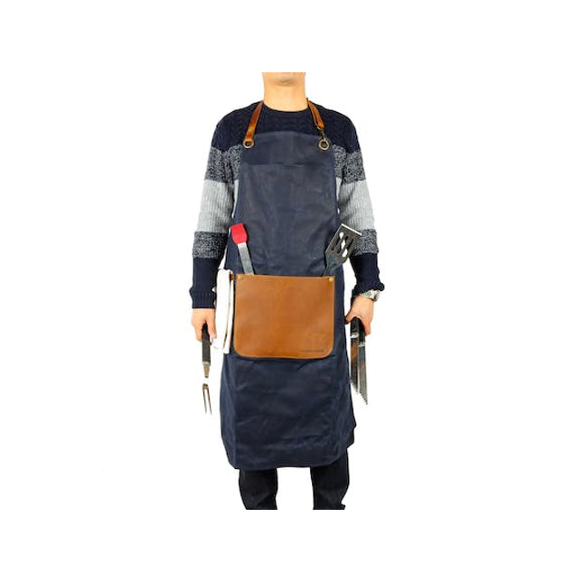heavy duty waxed canvas apron
