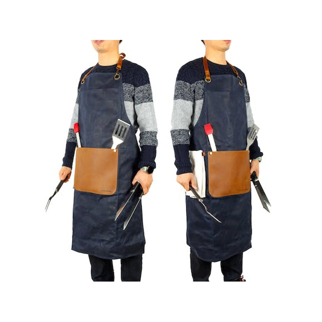 heavy duty waxed canvas apron