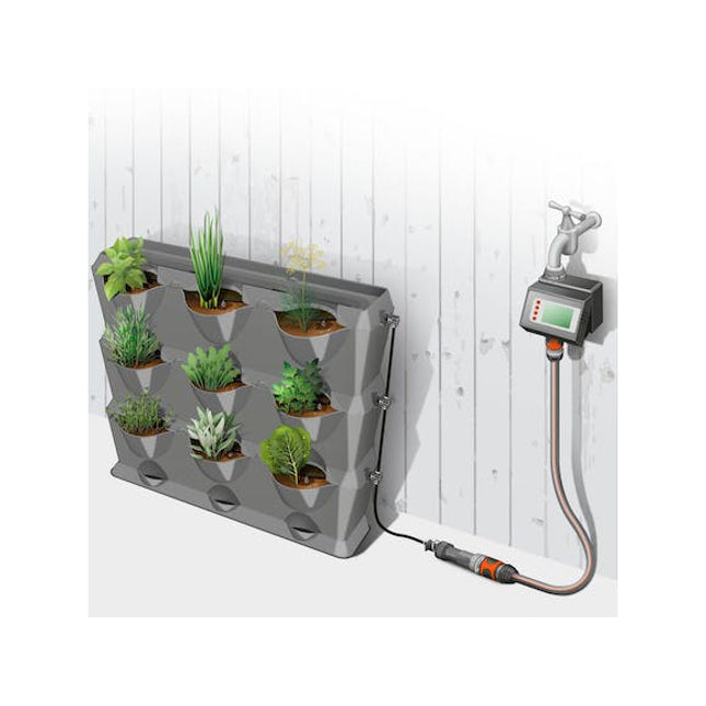 gardena nature up irrigation set vertical tap