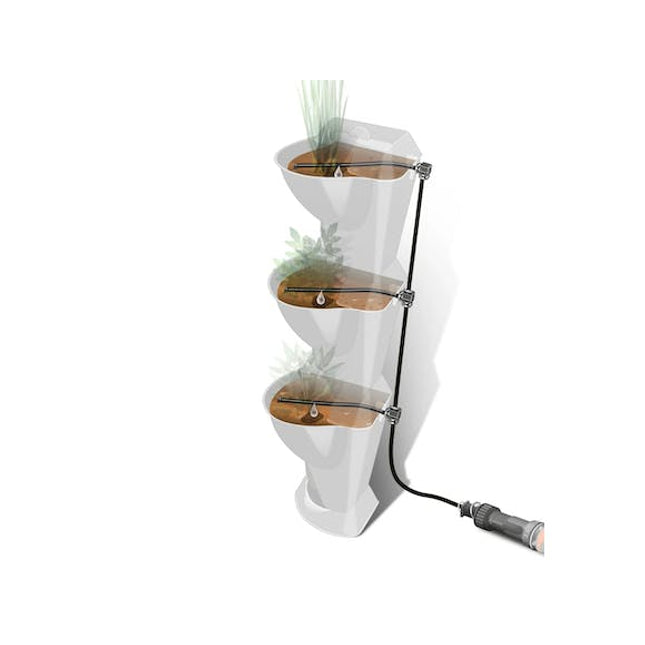 gardena nature up irrigation set corner tap
