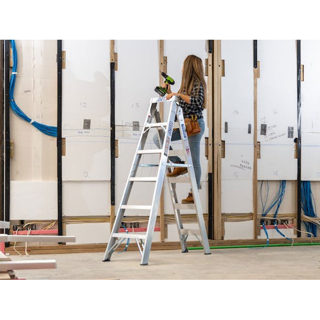 atom step ladder dual purpose 6 step
