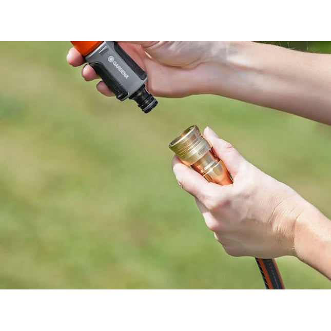 gardena water stop hose connector brass 13 mm