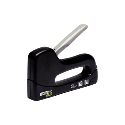 rapid eco staple gun recycled black