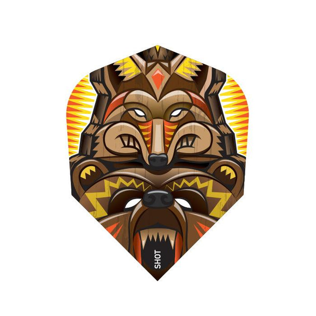 totem animals dart flight set small standard