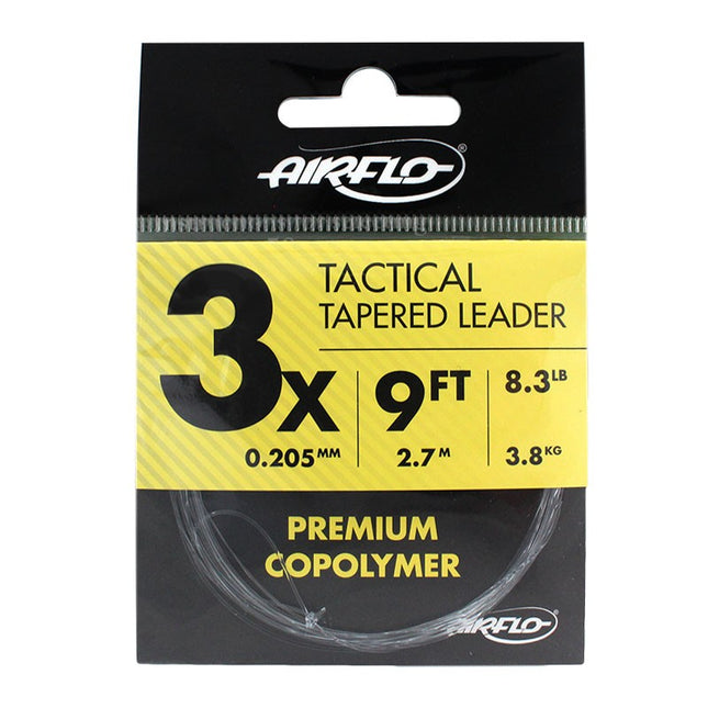 airflo tactical taperer leader 9 3x 8 3lb