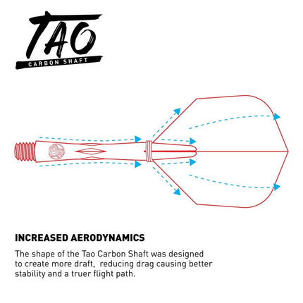 shot tao carbon shaft w spring ring