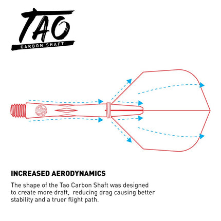shot darts tao carbon shaft with spring ring