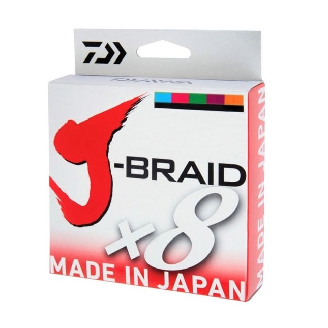 daiwa x8 j braid 500m multi colour 50lb