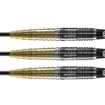 wild frontier prospector steel tip dart set 90 tungsten barrels