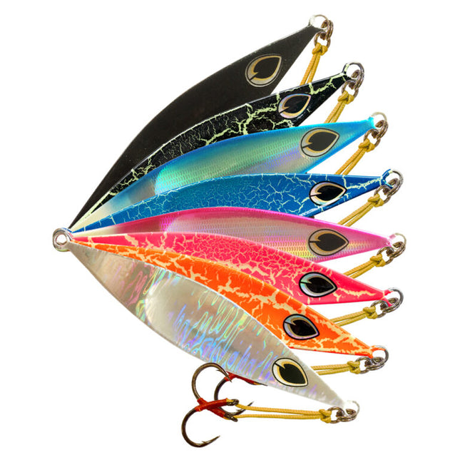 black magic flipper jig 80g sil orn lumo