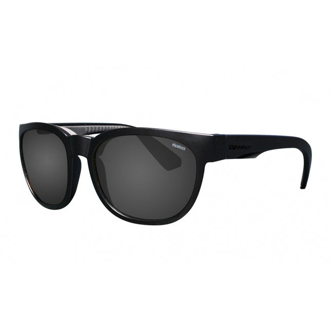 bomber grom bomb matte blk frame polarized