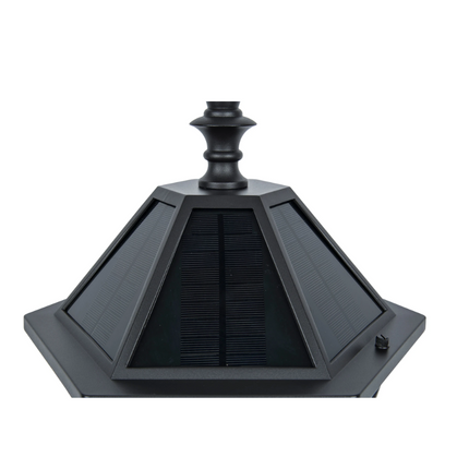 lutec outdoor led solar post light