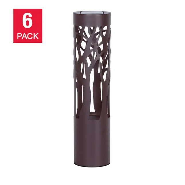 tommy bahama solar led pathway lights 6 pack