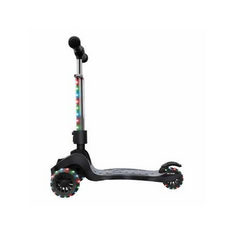 jetson saturn 3 wheel light up folding scooter black
