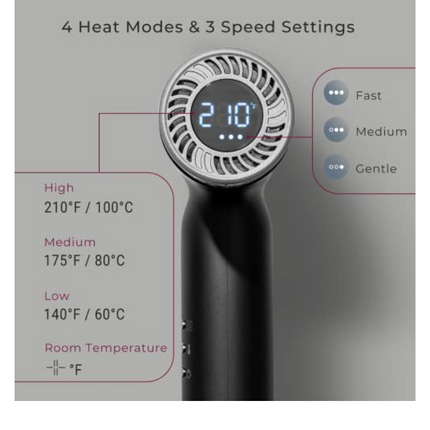 tymo hypersonic high air volume hair dryer 1200w