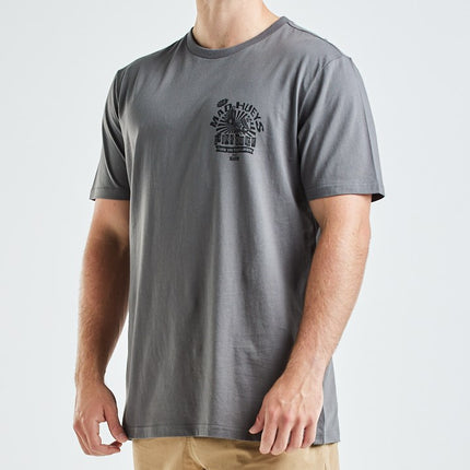 mad hueys drink quick ii ss tee charcoal size l