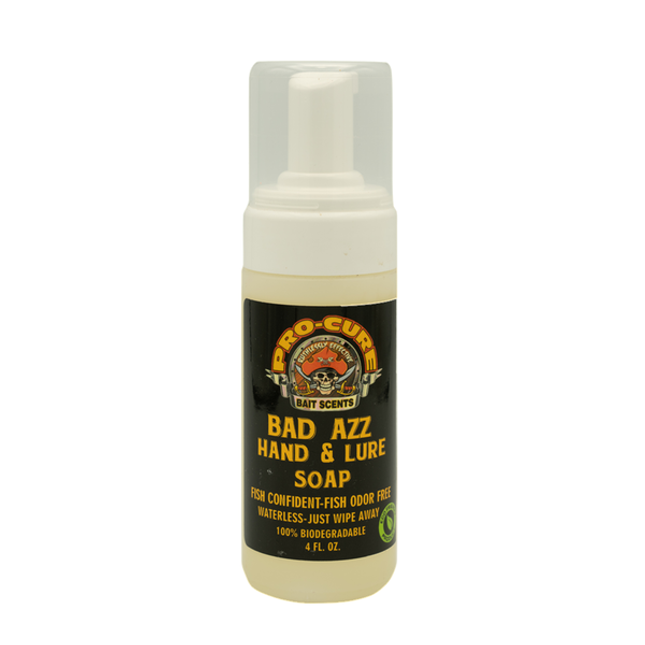 pro cure bad azz hand lure foam soap 4oz