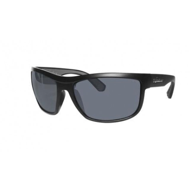bomber matte black polarised grey foam