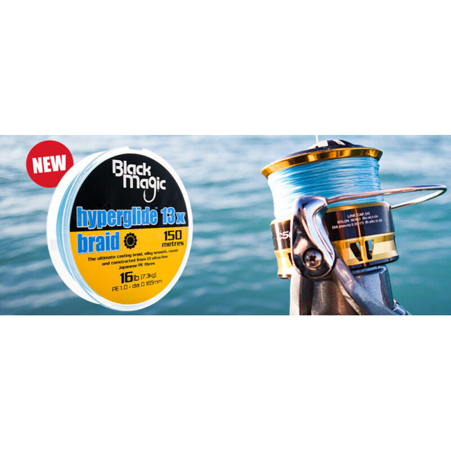 black magic hyperglide 13x braid 50lb pe6 300m