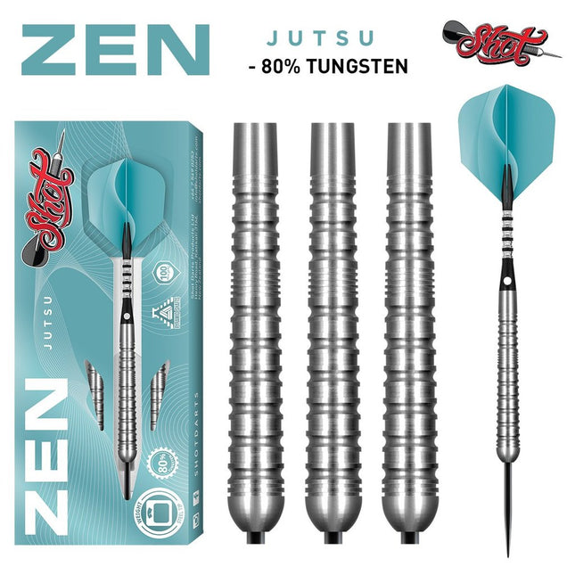 zen jutsu steel tip dart set 80 tungsten 23 gm