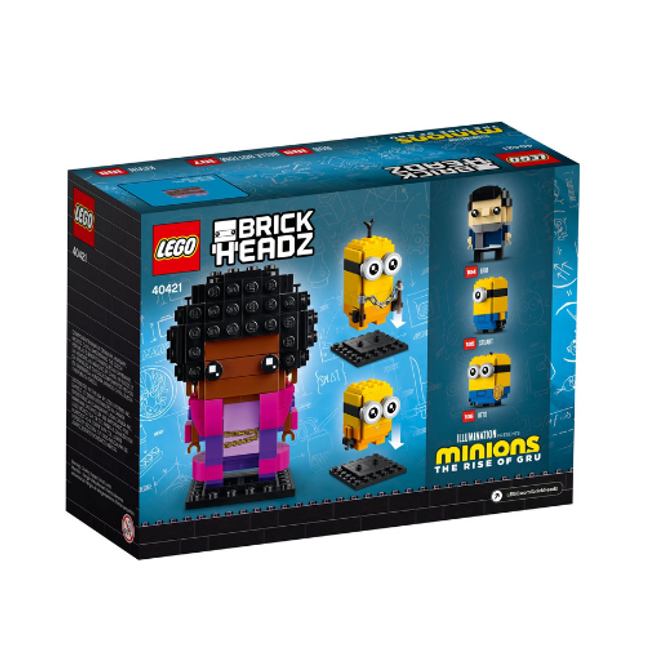 Lego Brickheadz Belle Bottom, Kevin and Bob 40421 Toy Model