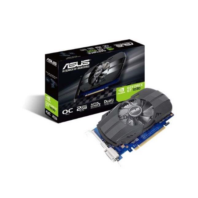 ASUS GeForce Phoenix OC Edition PH-GT1030-O2G 2GB GDDR5 Graphics Card
