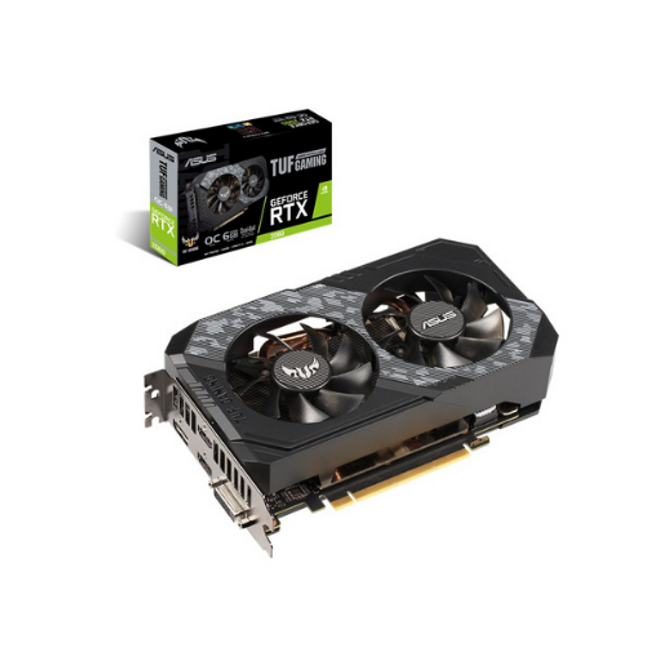 ASUS GeForce TUF-RTX2060-O6G-GAMING 6GB GDDR6 Gaming Graphics Card