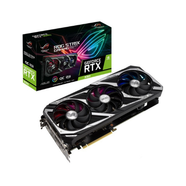 ASUS ROG-STRIX-RTX3060-O12G-V2-GAMING 12GB GDDR6 Graphics Card