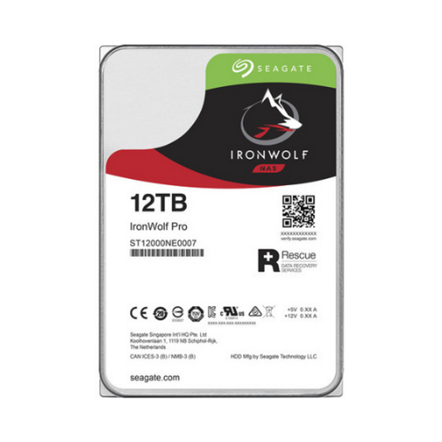 Seagate ST12000NE0008 IronWolf Pro 12TB HDD
