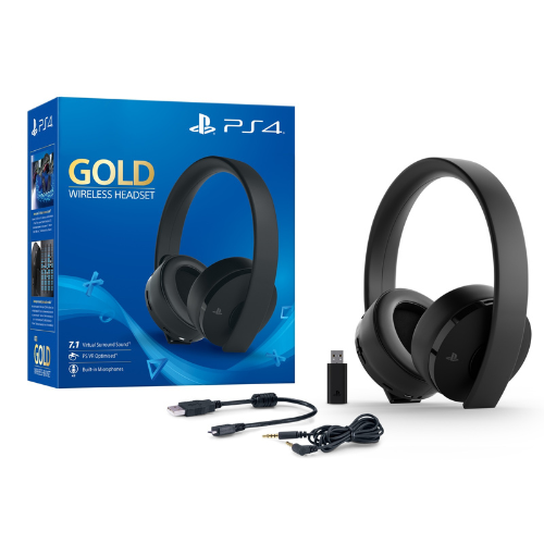 Sony PlayStation Gold Wireless Headset Onecheq Onecheq