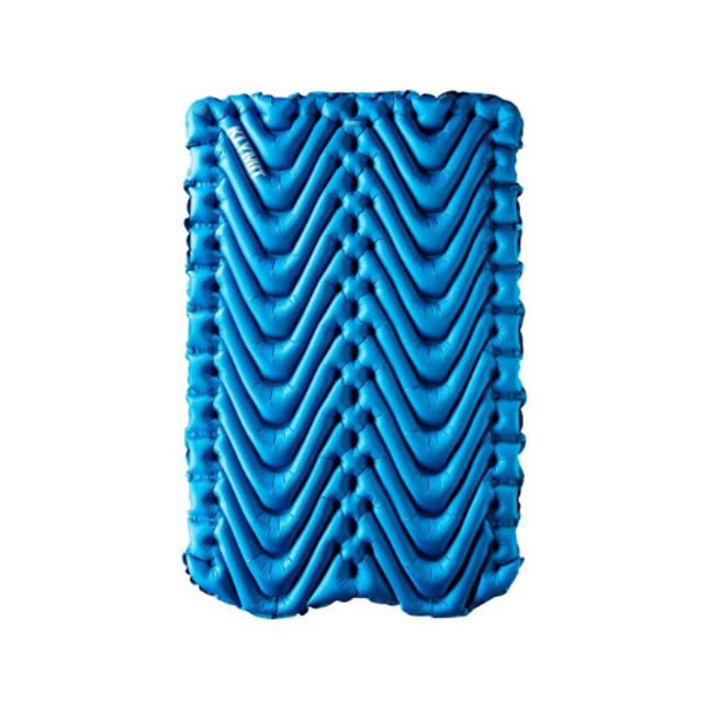 klymit double v sleeping pad blue 119cm wide