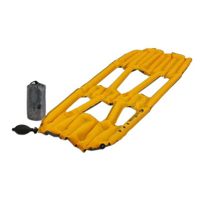 klymit ultralight 173g inertiaxlite inflatable sleeping pad orange