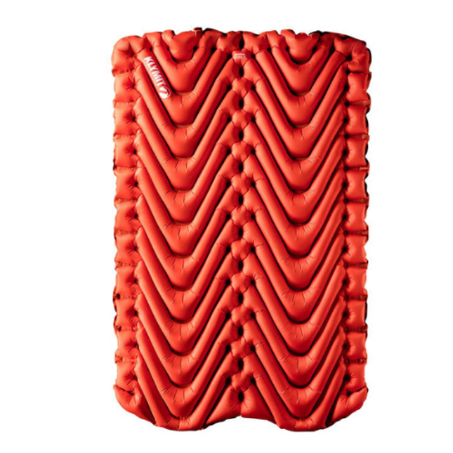 klymit insulated double v sleeping mat red