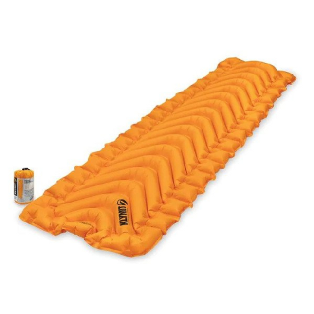 klymit insulated static v ultralite sl sleeping pad 454g orange