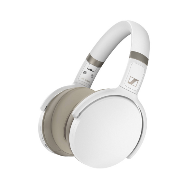 sennheiser hd 450bt wireless headphones with active noise cancellation white