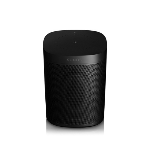 sonos one gen 2 speaker black