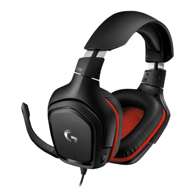 Logitech G332 Wired Stereo Gaming Headset Black