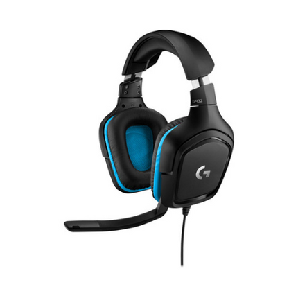 Logitech G432 Wired 7.1 Surround Sound Gaming Headset Black